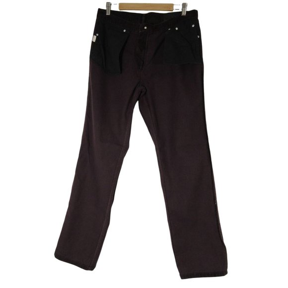 Calvin Klein Jeans women's corduroy pants, maroon burgundy‎ 12 - Picture 3 of 11